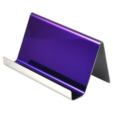 PickUpLife 고급스러운 이쁜 메탈 명함꽂이 바이올렛, 1개, 1단