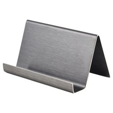 PickUpLife 고급 메탈 명함꽂이 블랙 무광, 1개, 1단