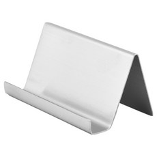 PickUpLife 이쁜 메탈 명함꽂이 실버, 1개, 1단