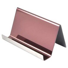 PickUpLife 인테리어 메탈 명함꽂이 유광 와인색, 1개, 1단