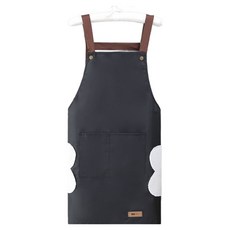 TheYeppeun 漂亮可愛圍裙 68 x 70 cm, 黑色