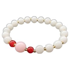 KODACHIEF 玉石手鍊 白色珠子 8mm, 1個