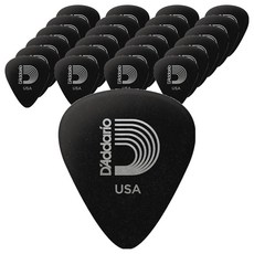 D'Addario Duralin STD 吉他撥片 黑色 1DBK7-25(X-HVY/1.5mm), 25個