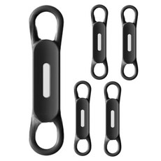 온트리 자석 보드 냉장고 펜홀더, 블랙, 5개