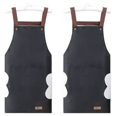 TheYeppeun 漂亮可愛圍裙 68 x 70 cm, 黑色黑色