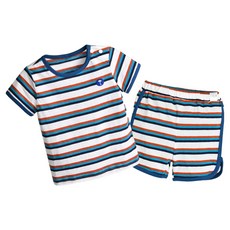 moimoln 兒童 E Line 紗染單面短袖上下套裝 M242NNN62P