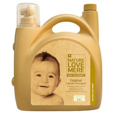 NATURE LOVE MERE 原味嬰兒洗衣精, 5.5L, 1個