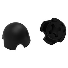 호후 PS5 듀얼센스 포탈 조이콘 아날로그 스틱 커버 캡 스틱락, 블랙, 2개