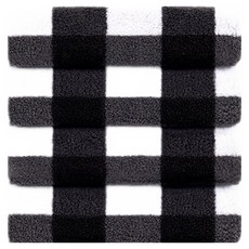 Teto 毛巾 230g 40支 Supima, 黑色版 棋盤格, 4個