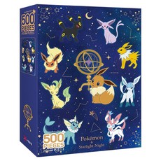 PoKeMoN 寶可夢 拼圖拼圖500, 1個, 伊布星光, 500件