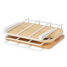 Mari Forêt 雙層砧板架, 1個, 白色