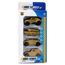 키저스 고고 미니카 4종 세트, 군용차, 1세트