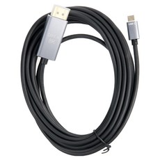 Coms USB 3.1 Type C 轉 DisplayPort 轉接線 JA036, 4.5m, 1個, 銀黑色