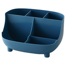 코레시스 다용도 정리 연필꽂이 책상 오거나이저, 블루, 1개