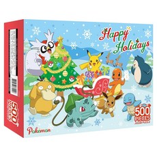 포켓몬스터 직소 퍼즐 500, 500피스, 포켓몬 해피 홀리데이, 1개