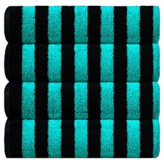 테토 수건 230g 40수 수피마, 블랙에디션 티파니, 4개