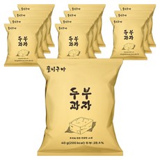 꿀이구마 두부 과자, 40g, 12개