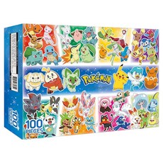PoKeMoN 寶可夢 100片拼圖, 1個, 100件, 寶可夢世代