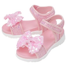 UNITED COLORS OF BENETTON. KIDS 女童閃亮蝴蝶結亮片涼鞋 QCSHP9531