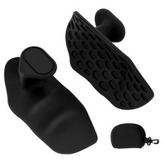 健身握把 2入 + 專用收納袋組合, 1套, 黑色