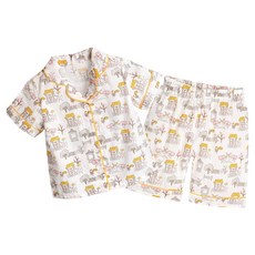 moimoln 幼童城鎮七分袖睡衣上下套裝 M242PJN54P