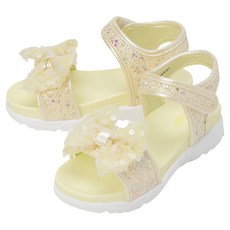 UNITED COLORS OF BENETTON. KIDS 女童閃亮蝴蝶結亮片涼鞋 QCSHP9531