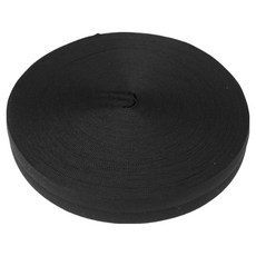 JStrading 包邊鬆緊帶 彈性帶 20mm, 31 黑色, 1個