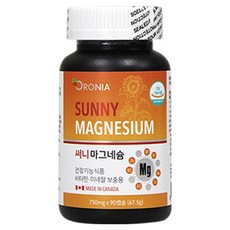 ORONIA Sunny 鎂 67.5g, 90錠, 1個