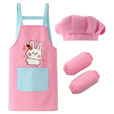 KIZTREE 兒童文化中心美術遊戲圍裙 + 袖套 + 頭巾組 WQ-006