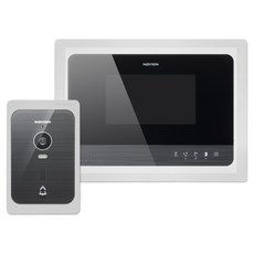 NaVIeN 影像電話 類比對講機 全套 SAP310, SAP310(黑色)