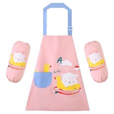 KIZTREE 兒童美術遊戲文化中心防水圍裙+袖套組 WQ-002