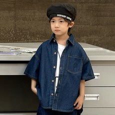 LITTLE RABBIT 兒童C都會丹寧親子裝襯衫