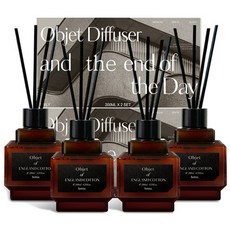 hetras. 首席調香師擴香禮盒組 200ml 4罐, 1組, 英國棉花