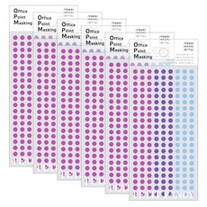 Petit 辦公室重點標示和紙膠帶貼紙 6入 OPM-BV306A, 混合色, 6개입, 6個