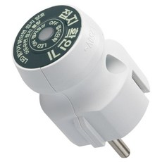 Coms 插座式接地檢測器 接地測試儀 GK001, 1個, 6.3cm, 白色