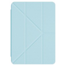 태블리스 갤럭시탭 세로 거치 트라이 커버 케이스 CN-21, 스카이, 1개