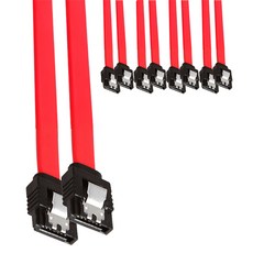 Anyport 麵條型 SATA 3.0 直式傳輸線, 5個, 1m