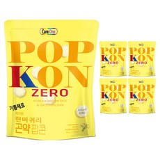 케어원 기름제로 현미 귀리 곤약 팝콘, 30g, 5개