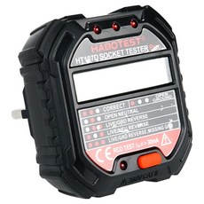 하보테스트 Coms 소켓형 테스트기 콘센트형 접지 확인기 전원 테스트 전압측정 250V BD763, 1개