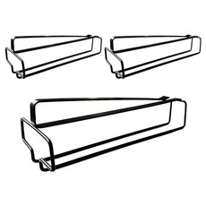 Khohimo 免打孔紅酒杯架 黑色 5W0204, 3個