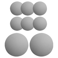 I'CLE Void門把保護墊 大圓形, 8個, 灰色