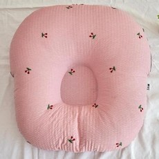 ROTOTO bebe 嬰兒防溢奶枕套 原創基本款, 櫻桃泡泡紗