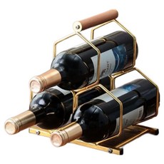 All is You 高級紅酒架 3孔, 1個, 金色