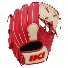 IKJ 全方位手套 右投用 GR BP-5 25, 1個, 紅色 + 駝色