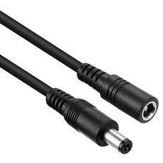 Coms DC電源延長線 外徑5.5 內徑2.1 TB578, 1個, 2m