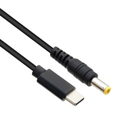 컴스 USB C to DC 5.5-2.5 전원케이블 TB299, 1개, 1.5m