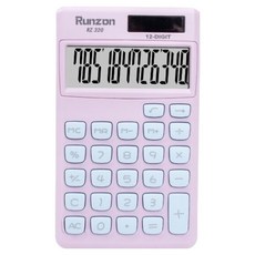 솔솔담다 파스텔 컬러 사무용 계산기 320, 퍼플, 1개