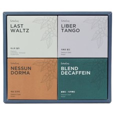 高級濾掛咖啡 4種禮盒+購物袋, 1套, Nesun Dorma 11g x 7p + Last Waltz 11g x 7p + Liber Tango 11g x 7p + Blend Decaf 11g x 7p