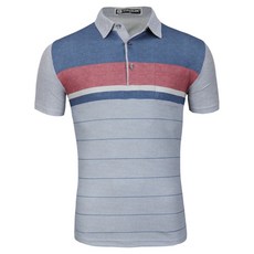 NOIR&BLANC 男士彈性高爾夫短袖T恤 FA-5086