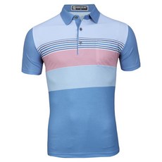 男士彈性高爾夫短袖T恤 FA-5087